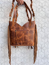 Real Cowhide Leather Tote Bag Stylish Purse Hair On Hide Shoulder Bags For Women