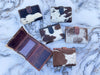 Real Cowhide Fur Leather Clutch Hair On Hide Fur Small Clutch Purse for Women