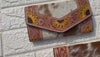 Hand Tooled Clutch Stylish Genuine Leather Cowhide Fur Leather Western Clutches