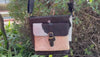 Cowhide Leather Handbag Gypsy Boho Hair on Hide Fur Vintage Handmade Western Style Bag