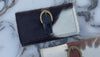 Cowhide Fur Leather Clutch Purse Pouch Wallet Hair on Hide Fur Leather Wallet Gift for Women's