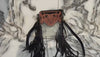 Hand Tooled Carving Leather Fringe Transparent Clear Bag Stylish Phone Purse