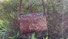 Cowhide Leather Hand Tooled Handbag Fringe Sling Bag Carving Bohemian Bag
