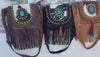 Cowhide Fur Leather Handbag Sling Bag Bohemian Fringe Bags Stylish Purse