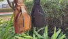 Handmade Shoulder Travel Bag Stylish Unisex Genuine Leather Handbag Multi Uses Money Bag