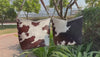 Cowhide Fur Leather Tote Bag Real Leather Designer Shoulder Bags for Women's Multi Use