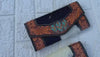 Hand Tooled Carving Leather Wallet Clutch Phone Case Card Stylish Cowhide Fur Wallet