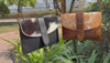 Genuine Leather Sling Bag Gypsy Boho Cowhide Fur Leather Vintage Handmade Western Style Bags
