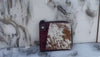 Hair on Hide Fur Leather Wallet Genuine LeatherCard Holder Cash Gift for Him