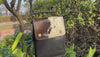 Genuine Leather Sling Bag Gypsy Boho Hair on Hide Fur Vintage Handmade Bag